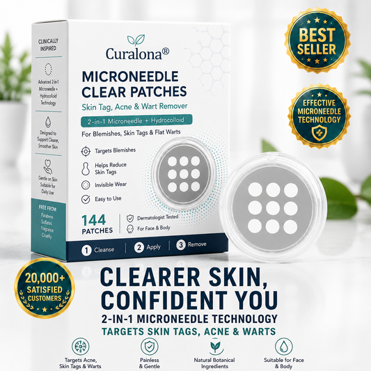 Curalona® 2-in-1 Microneedle & Hydrocolloid Patch