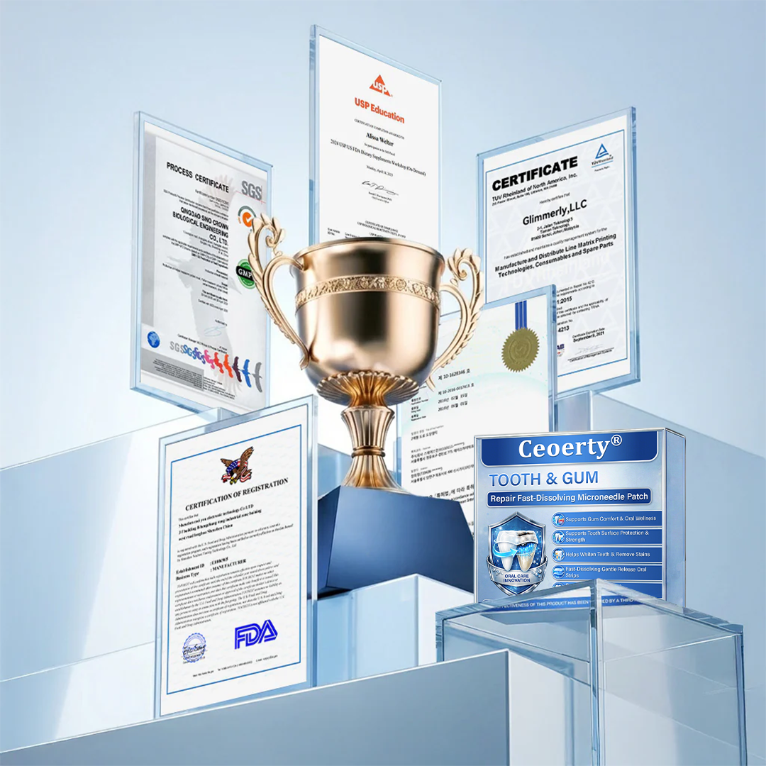 Ceoerty® Tooth & Gum Repair Fast-Dissolving Microneedle Patch