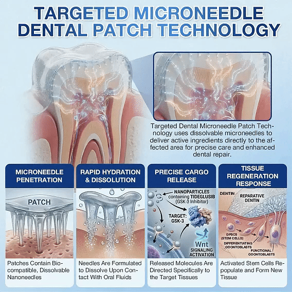Ceoerty® Tooth & Gum Repair Fast-Dissolving Microneedle Patch
