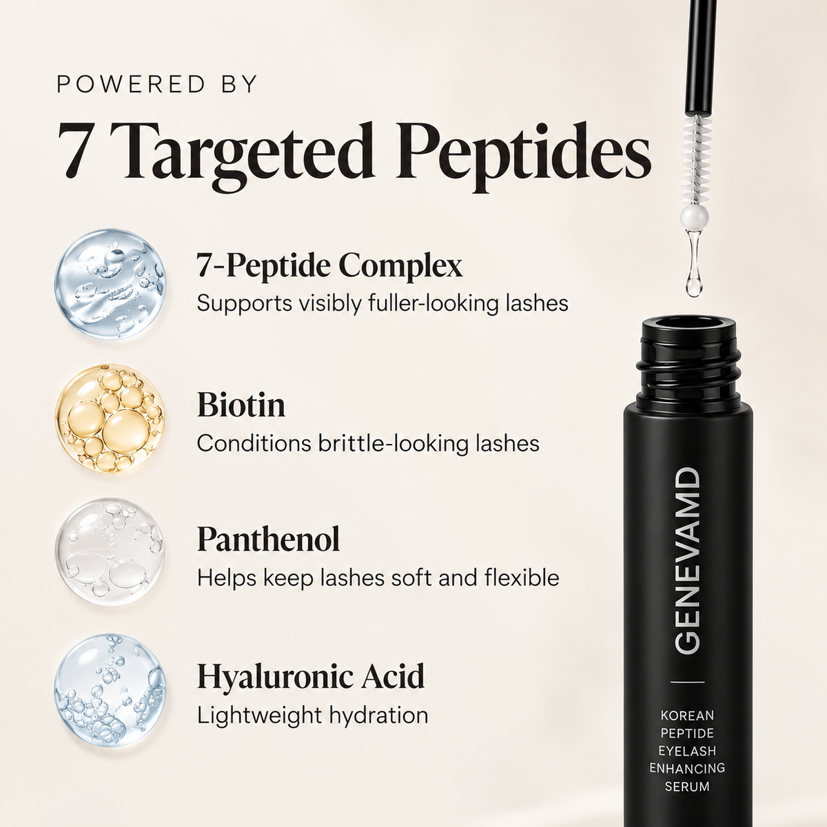 Korean Peptide Eyelash Enhancing Serum
