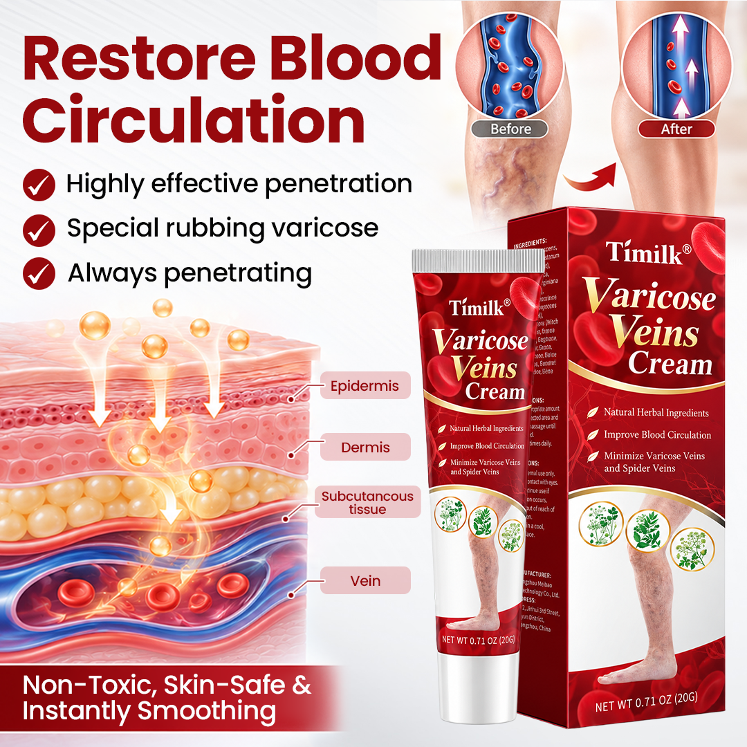 Timilk® Varicose & Spider Vein Relief Cream
