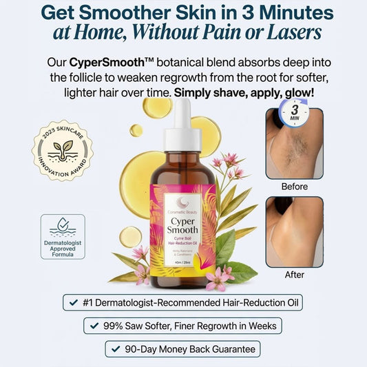 Cyperus Rotundus Oil for Natural Hair Reduction