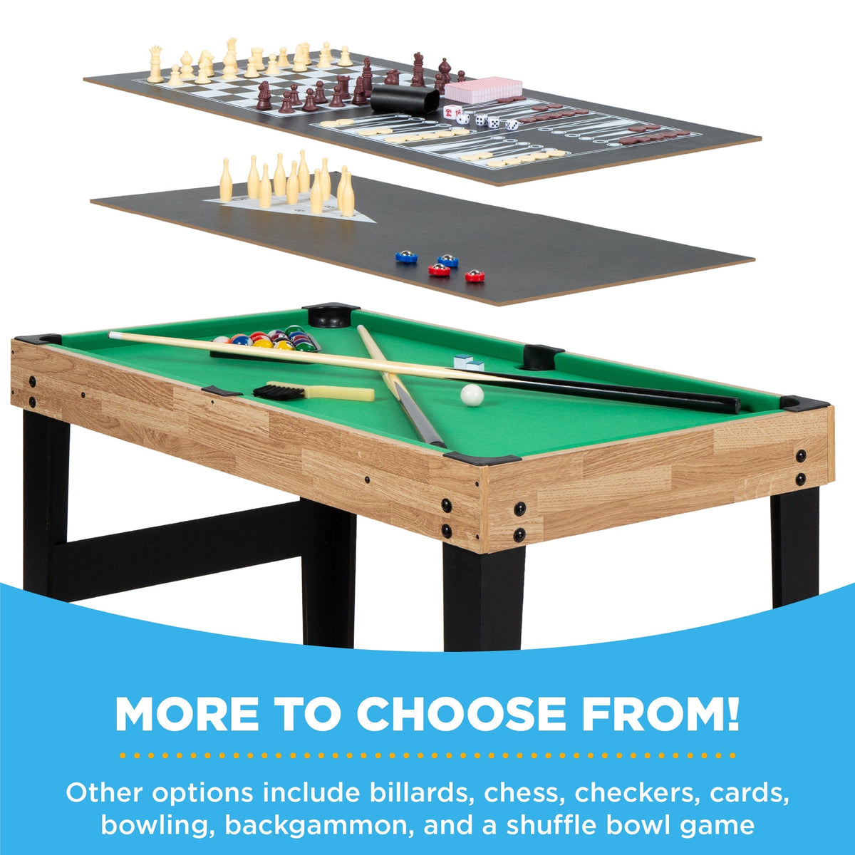 10-in-1 Combo Game Table Set