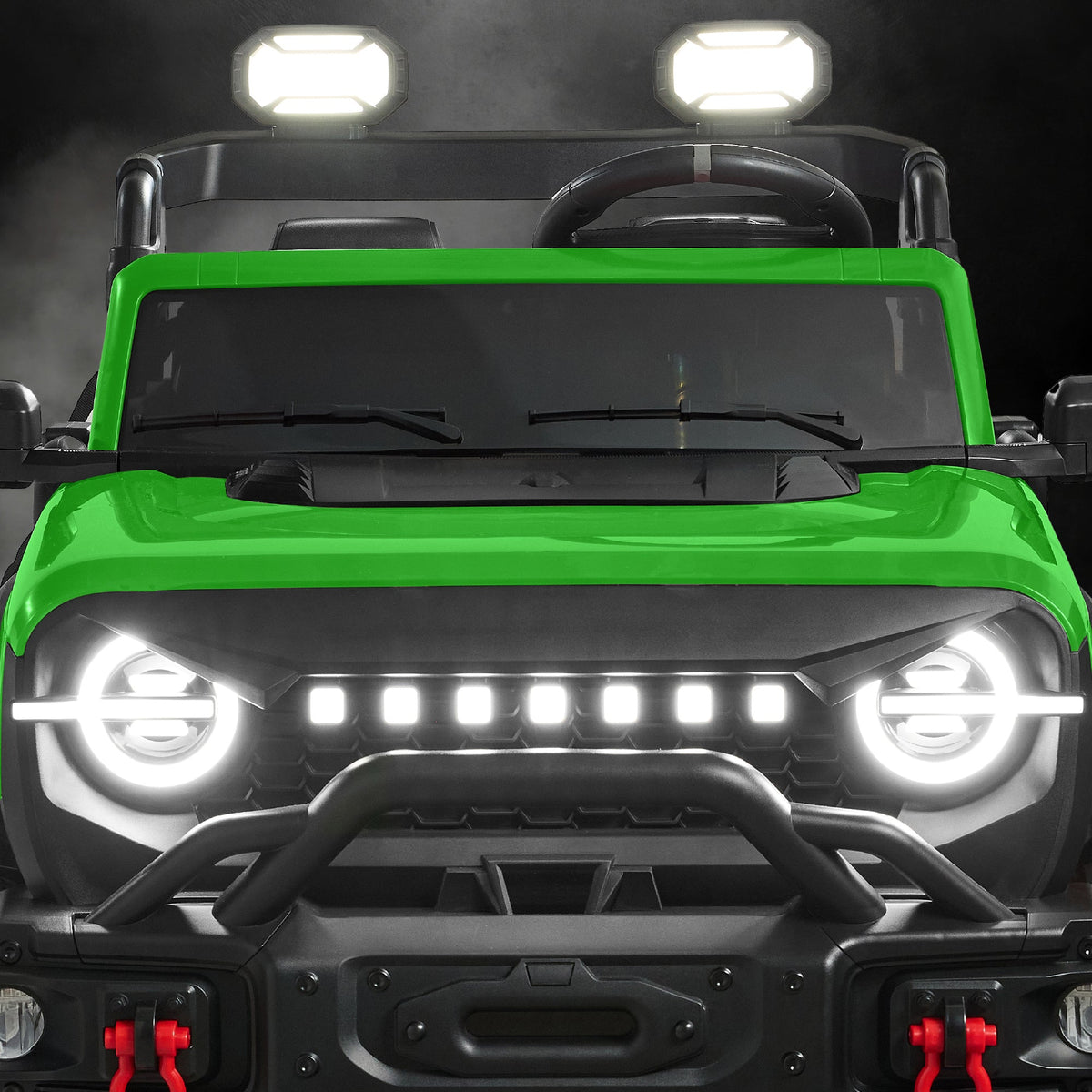 24V 2-Seater Electric Ride-On Car Truck w/ Parent Control, Bluetooth