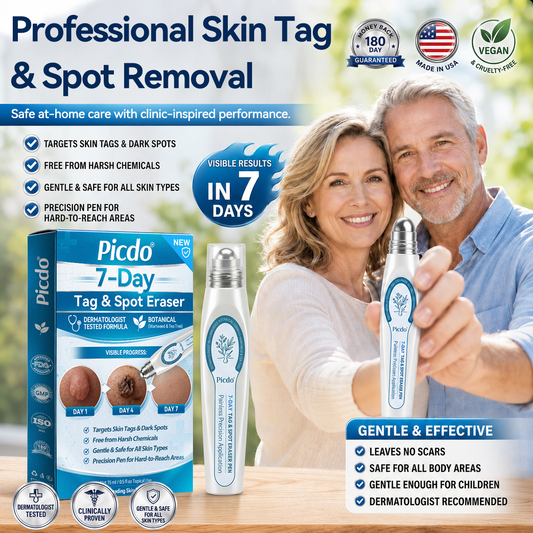 Picdo® 7-Day Tag & Spot Eraser (Zero Pain, Zero Scars Rollerball)