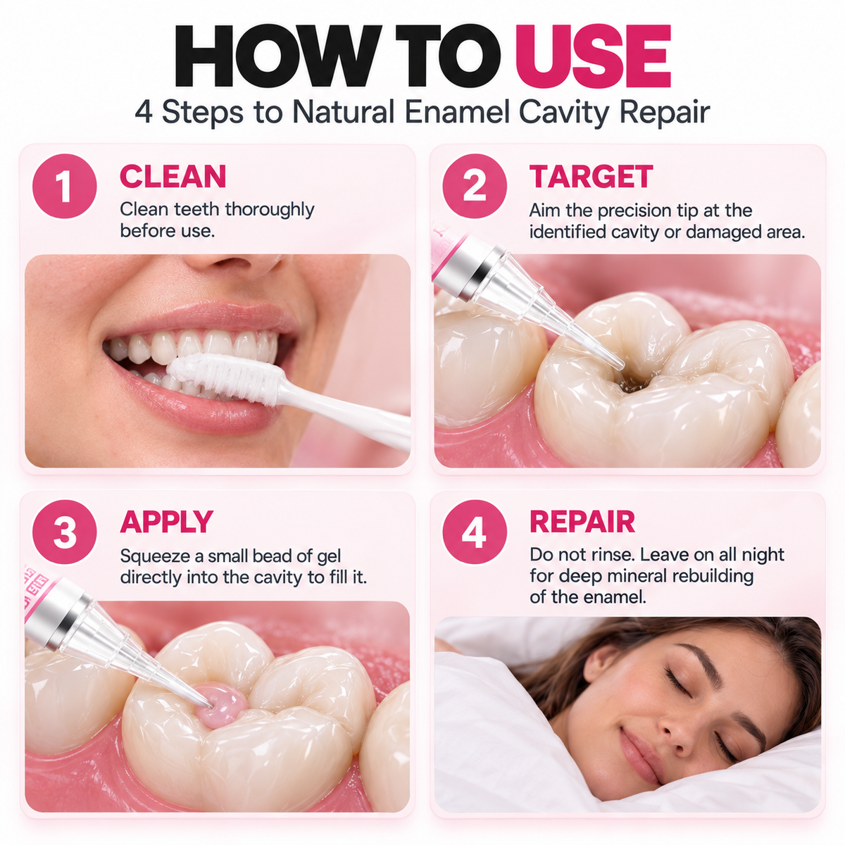 DenPerm® Cavity-Repair Natural Enamel Filling Gel